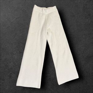 Preowned EUC CIDER Off-White Ribbed Lounge Pants – XS
